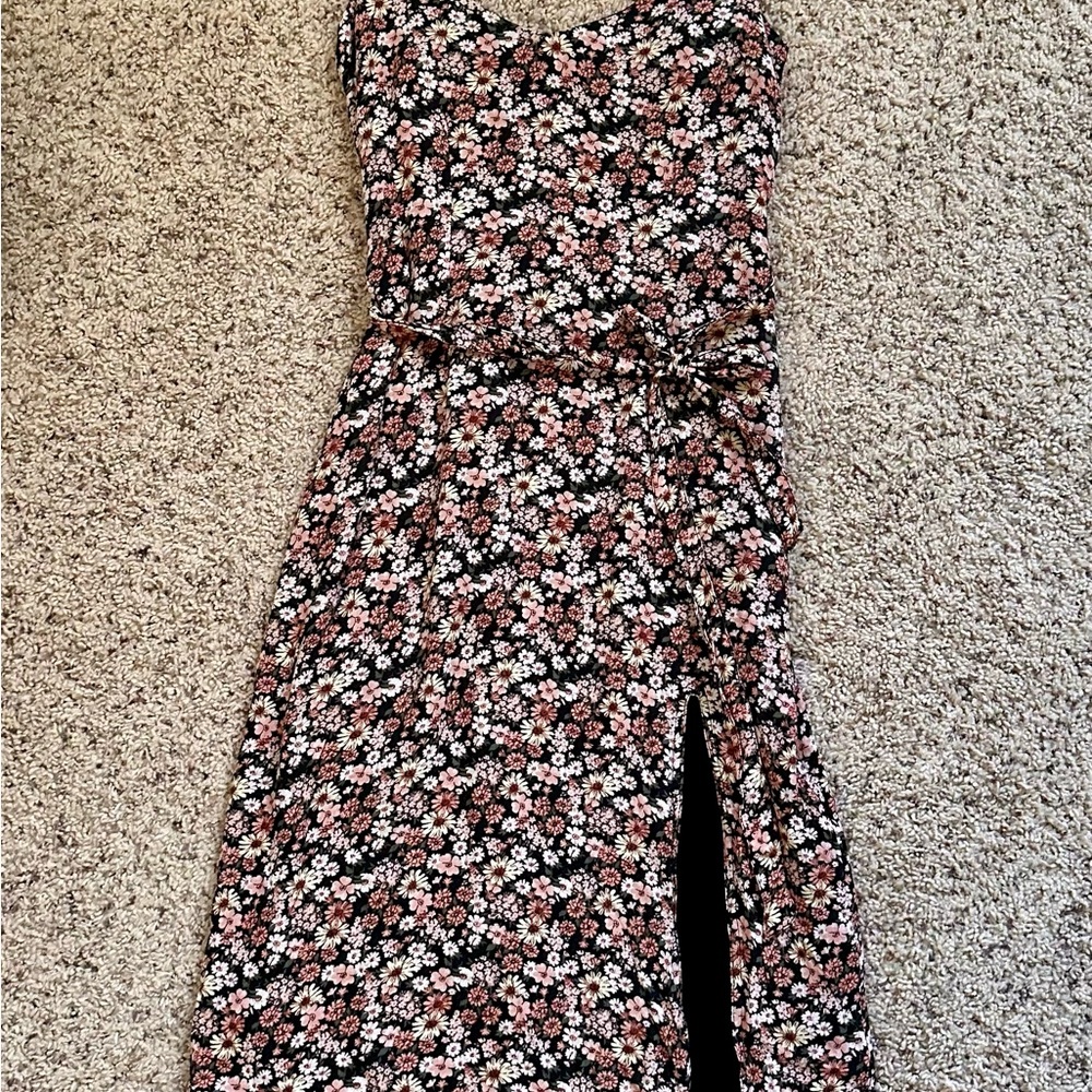 Abercrombie & Fitch Floral Dress - Black and Pink
